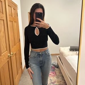 NAKD Keyhole Seam Detail Top